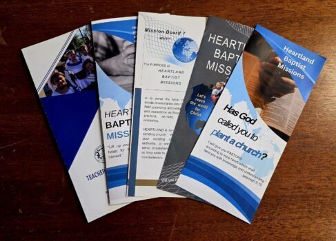 Heartland Baptist Missions brochures